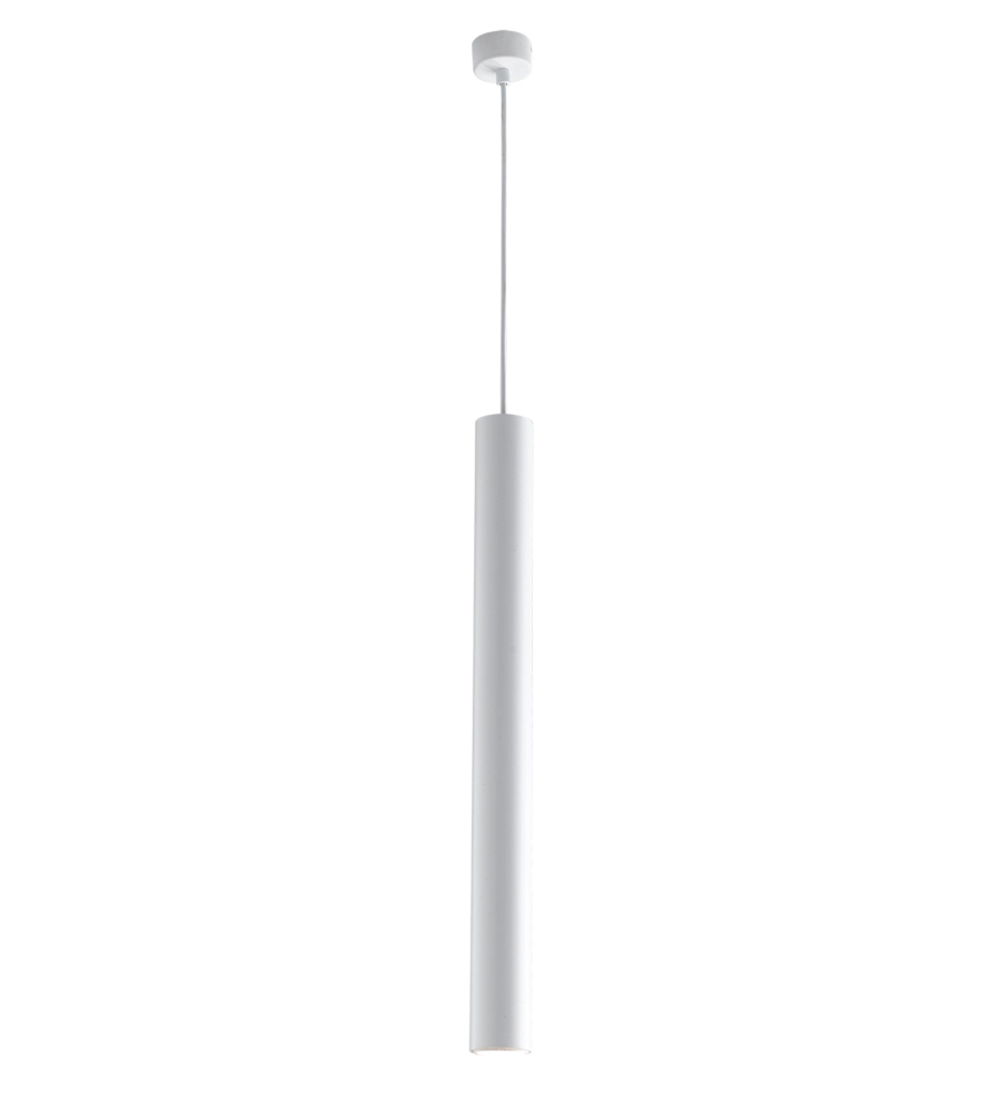 LAMPADA A SOSPENSIONE "FLUKE" BIANCA, H 127CM